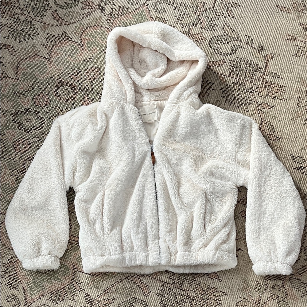 Cozy Cream Hooded Jacket